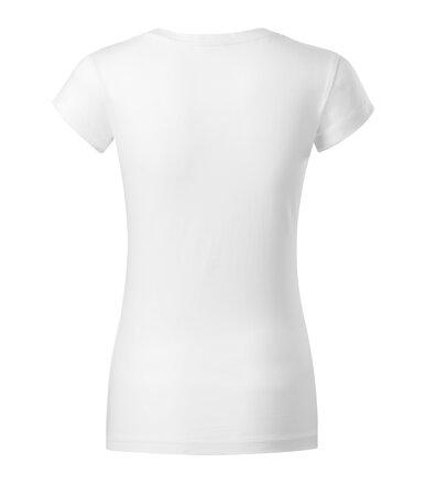 Fit V-neck - Tričko dámske (biela)