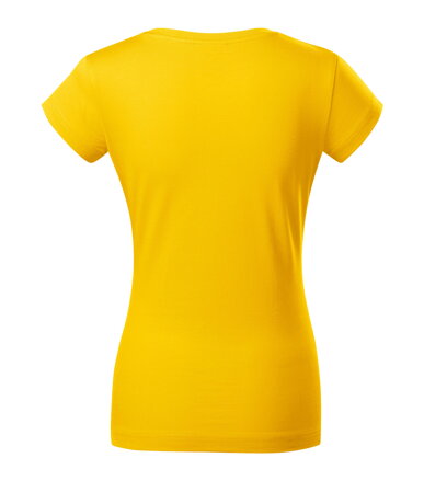 Fit V-neck - Tričko dámske (žltá)