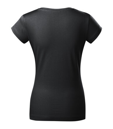 Fit V-neck - Tričko dámske (ebony gray)