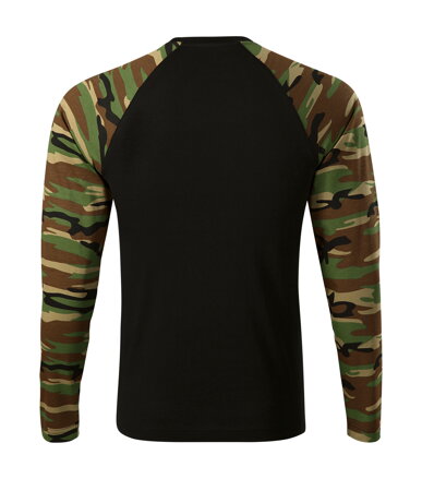 Camouflage LS - Tričko unisex (camouflage brown)