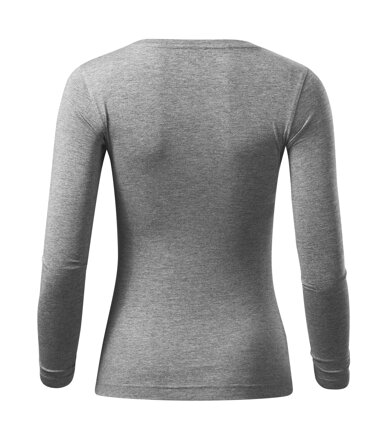 Fit-T LS - Tričko dámske (tmavosivý melír)