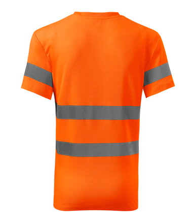 HV Protect - Tričko unisex (fluorescenčná oranžová)