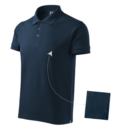 Cotton - Polokošeľa pánska (tmavomodrá)