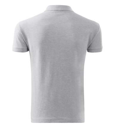 Cotton - Polokošeľa pánska (svetlosivý melír)