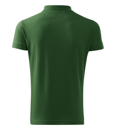 Cotton - Polokošeľa pánska (fľaškovozelená)