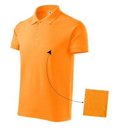 Cotton - Polokošeľa pánska (mandarínková oranžová)