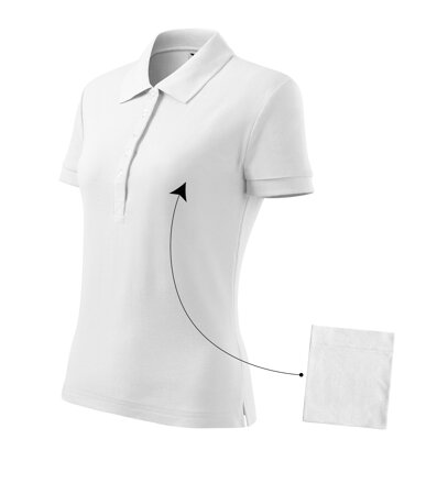 Cotton - Polokošeľa dámska (biela)