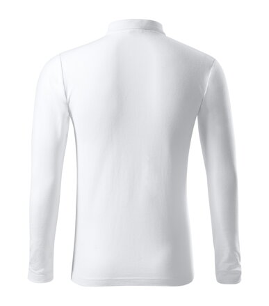 Pique Polo LS - Polokošeľa pánska (biela)