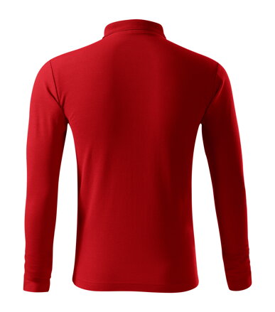Pique Polo LS - Polokošeľa pánska (červená)