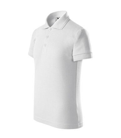 Pique Polo - Polokošeľa detská (biela)