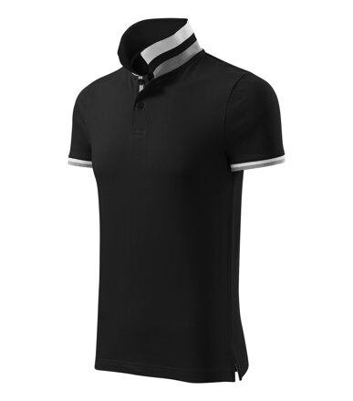 Collar Up - Polokošeľa pánska (čierna)