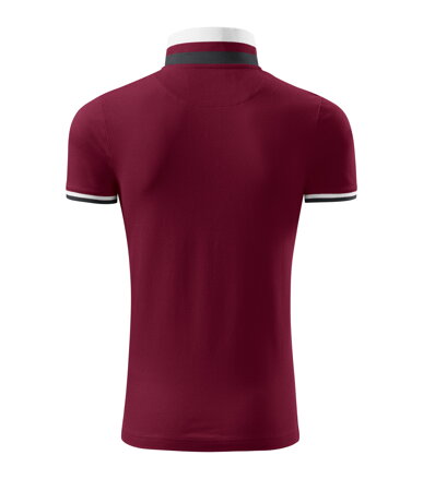 Collar Up - Polokošeľa pánska (garnet)