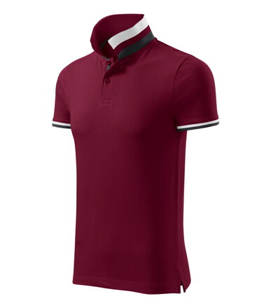Collar Up - Polokošeľa pánska (garnet)