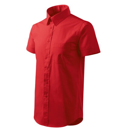 Shirt short sleeve - Košeľa pánska (červená)