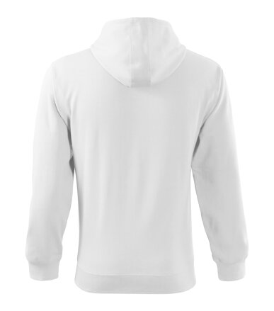 Trendy Zipper - Mikina pánska (biela)