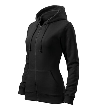 Trendy Zipper - Mikina dámska (čierna)