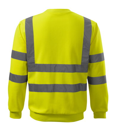 HV Essential - Mikina unisex (fluorescenčná žltá)