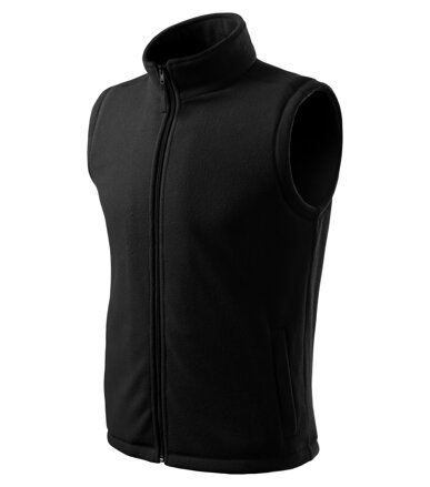 Next - Fleece vesta unisex (čierna)