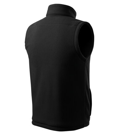 Next - Fleece vesta unisex (čierna)