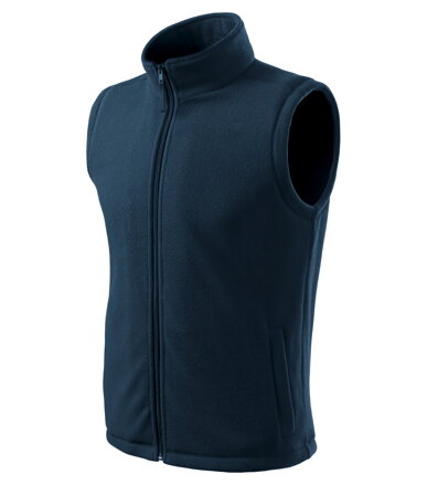 Next - Fleece vesta unisex (tmavomodrá)