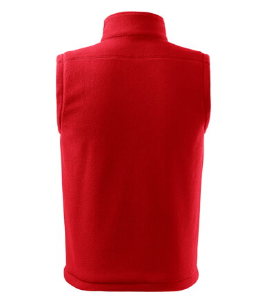 Next - Fleece vesta unisex (červená)