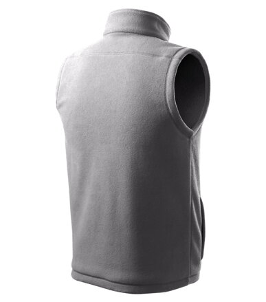 Next - Fleece vesta unisex (oceľovo sivá)