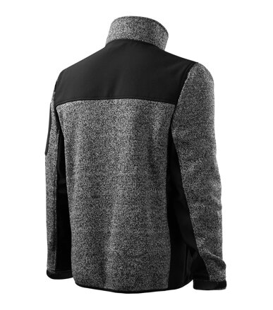 Casual - Softshellová bunda pánska (knit gray)
