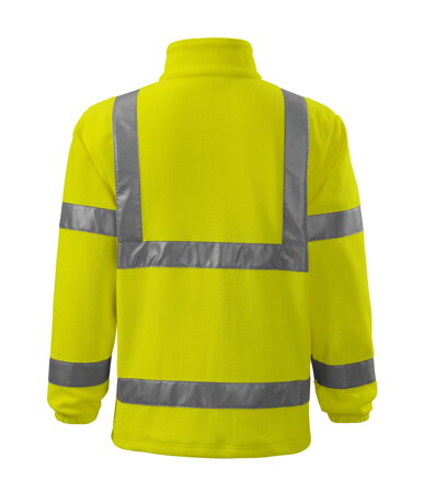 HV Fleece Jacket - Fleece unisex (fluorescenčná žltá)