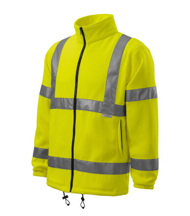 HV Fleece Jacket - Fleece unisex (fluorescenčná žltá)