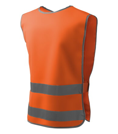 Classic Safety Vest - Bezpečnostná vesta unisex (fluorescenčná oranžová)