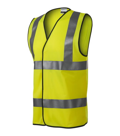 HV Bright - Bezpečnostná vesta unisex (fluorescenčná žltá)