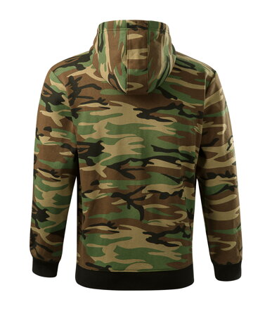 Camo Zipper - Mikina pánska (camouflage brown)