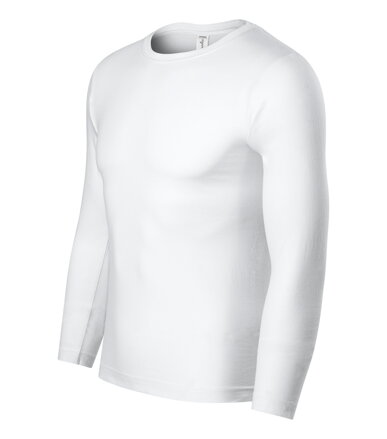 Progress LS - Tričko unisex (biela)