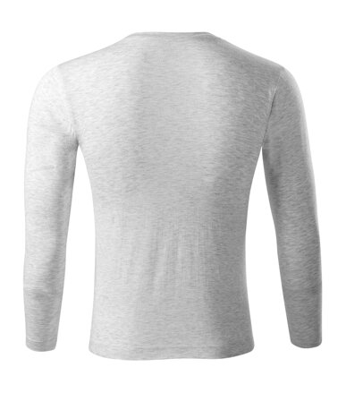 Progress LS - Tričko unisex (svetlosivý melír)