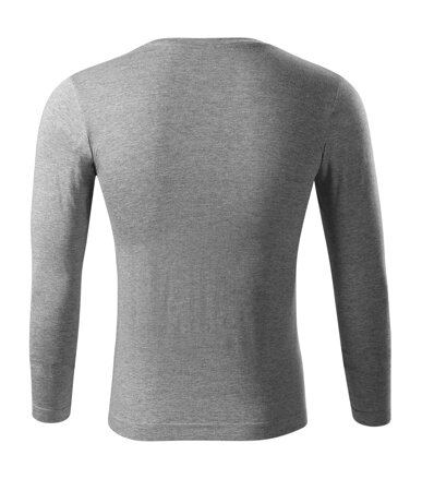 Progress LS - Tričko unisex (tmavosivý melír)