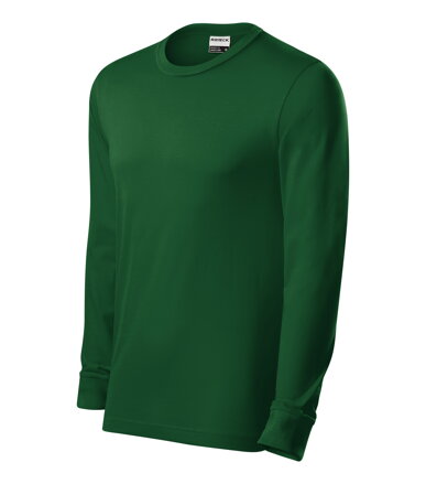 Resist LS - Tričko unisex (fľaškovozelená)