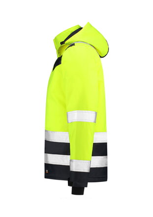 Midi Parka High Vis Bicolor - Pracovná bunda pánska (fluorescenčná žltá)