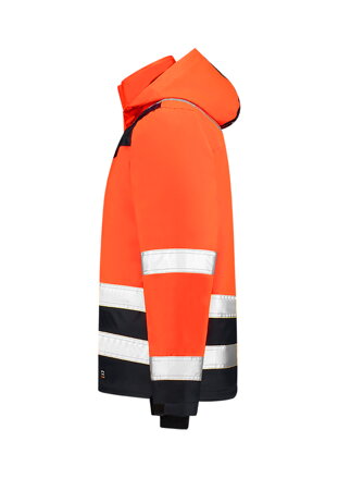 Midi Parka High Vis Bicolor - Pracovná bunda pánska (fluorescenčná oranžová)