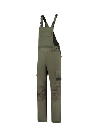 Bib & Brace Twill Cordura - Pracovné nohavice s laclom pánske (army)