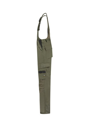 Bib & Brace Twill Cordura - Pracovné nohavice s laclom pánske (army)