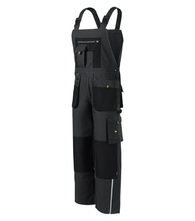 Ranger - Pracovné nohavice s laclom pánske (ebony gray)